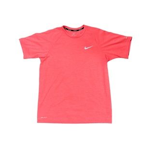 Mens Neon Orange Nike Swim Shirt